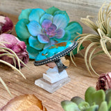 MJ Massive Turquoise Ring – Sterling Silver Adjustable Band
