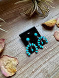 Dangle Earrings – USA Made with Kingman Turquoise & Sterling Silver
