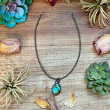 ***FREE Sterling Silver Pearl Necklace + MJ Oval Turquoise Pendant