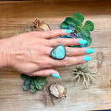 MJ Ring Free-Form Light Turquoise