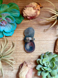MJ Two-Stone Blue-Green Turquoise Statement Ring