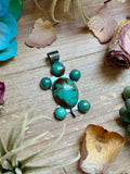 Turquoise Turtle Pendant – Sterling Silver fit 8 mm