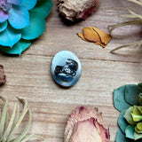 MJ Dark Turquoise Adjustable Sterling Silver Ring