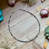 Faceted Zebra Jasper Necklace – 19" + Extender – 3mm