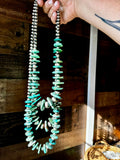 32 inch - NFR collection - sterling silver and turquoise