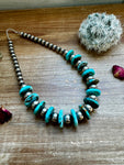 15 inch - NFR collection - sterling silver and turquoise