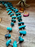 44 inch - American Rodeo Collection - Shell & Turquoise Nuggets