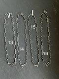 Sterling Silver Medicine Man Eye Paperclip Chain – 18”