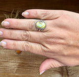 Small Ring- size 8 - Palomino Turquoise & Sterling Silver
