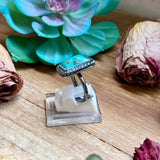 square ring turquoise mj