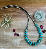 32 inch - NFR collection - sterling silver and turquoise