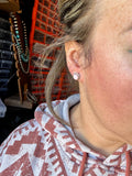 Pink Conch Stud Earrings by Esther White – Sterling Silver