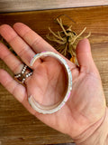 Cuff Bracelet – Cotton Candy Turquoise – Sterling Silver – Steve Francisco Navajo Handmade