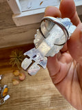 The Kachina Ring – Size 8 – Sterling Silver – Kingman Turquoise – Navajo Handmade
