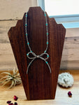 Turqoise Bow Necklace