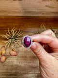Simple Purple Spiny Oyster Ring – Size 8.5, USA Made