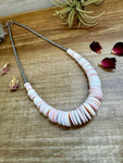 20 inch pink Conch necklace