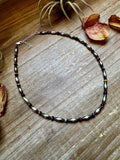 Sterling Silver Torpedo & Purple Spiny Oyster Choker – 14-Inch