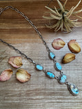 Golden Hills Turquoise Necklace – Sterling Silver, 22 inch