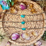 Sterling Silver & Turquoise Choker – 13”