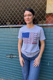 Bit of Freedom Tee- GRAY