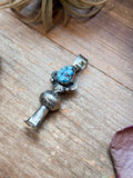Sterling Silver Golden Hills Turquoise Blossom Pendant