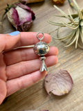 Sterling Silver Fancy Sun Ray Blossom Pendant – Hand Milled by Jason Ogg