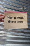 Might Be Snacks Cosmetic Bag