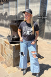 Western Collage Boxy Tee